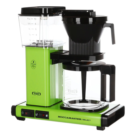 Кофеварка Moccamaster Kbg741 Select green, цвет ярко-зеленый