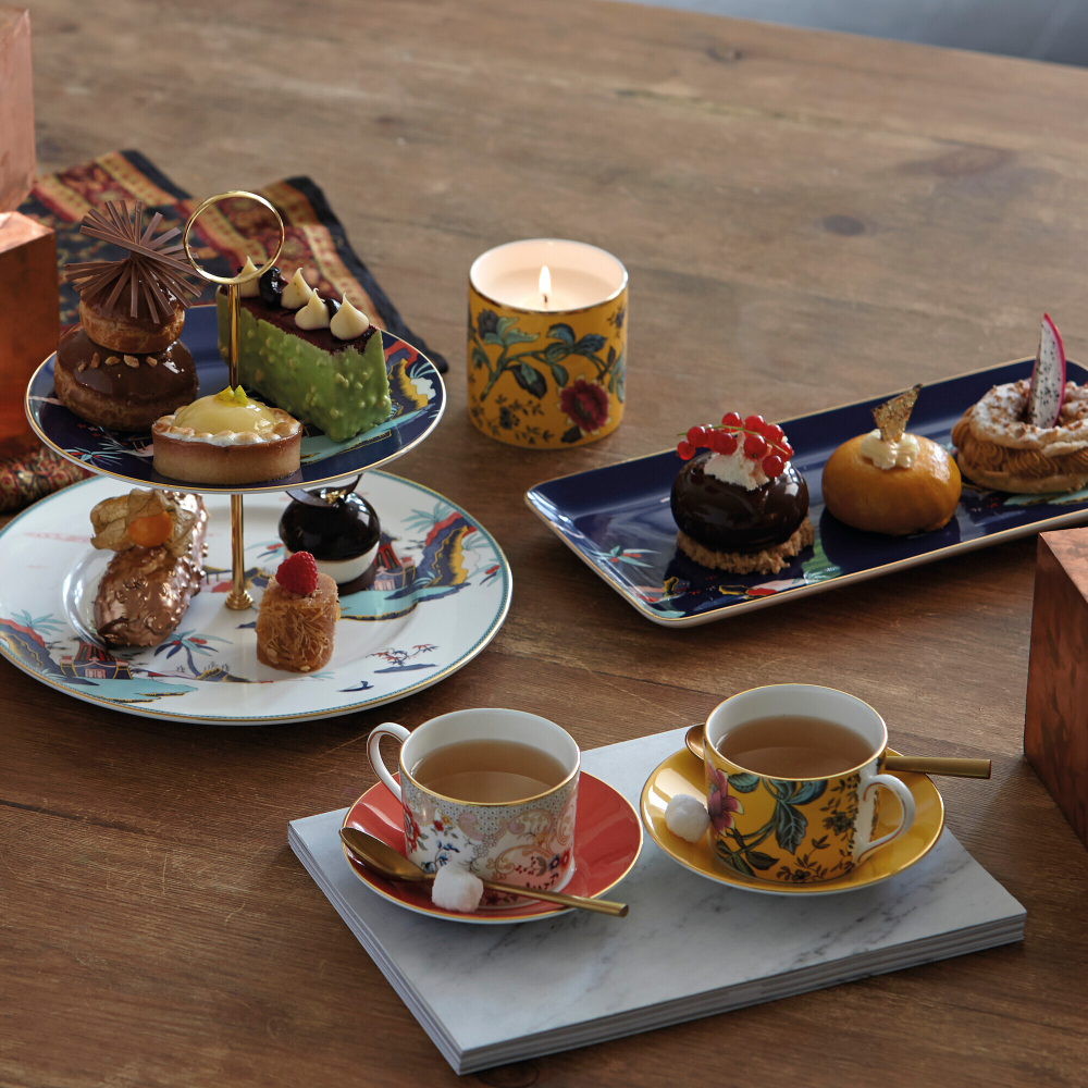 Чайная пара 150мл Wedgwood Вандерласт Цветы