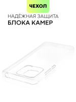 Чехол BROSCORP для Xiaomi Redmi 10C оптом (арт. XM-R10C-TPU-TRANSPARENT)