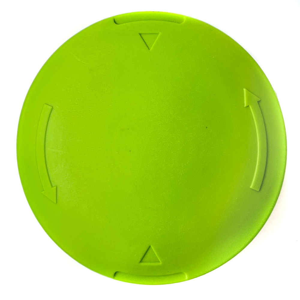 Крышка шпули пластиковая зеленая для триммера Greenworks 220V 500W