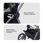 Детская коляска Rant Flex Therm Soft 3 в 1 с автокреслом Evomax Grey Midnight Black