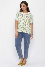 Блуза Лаванда (молочная) Б13818-1М LT Collection