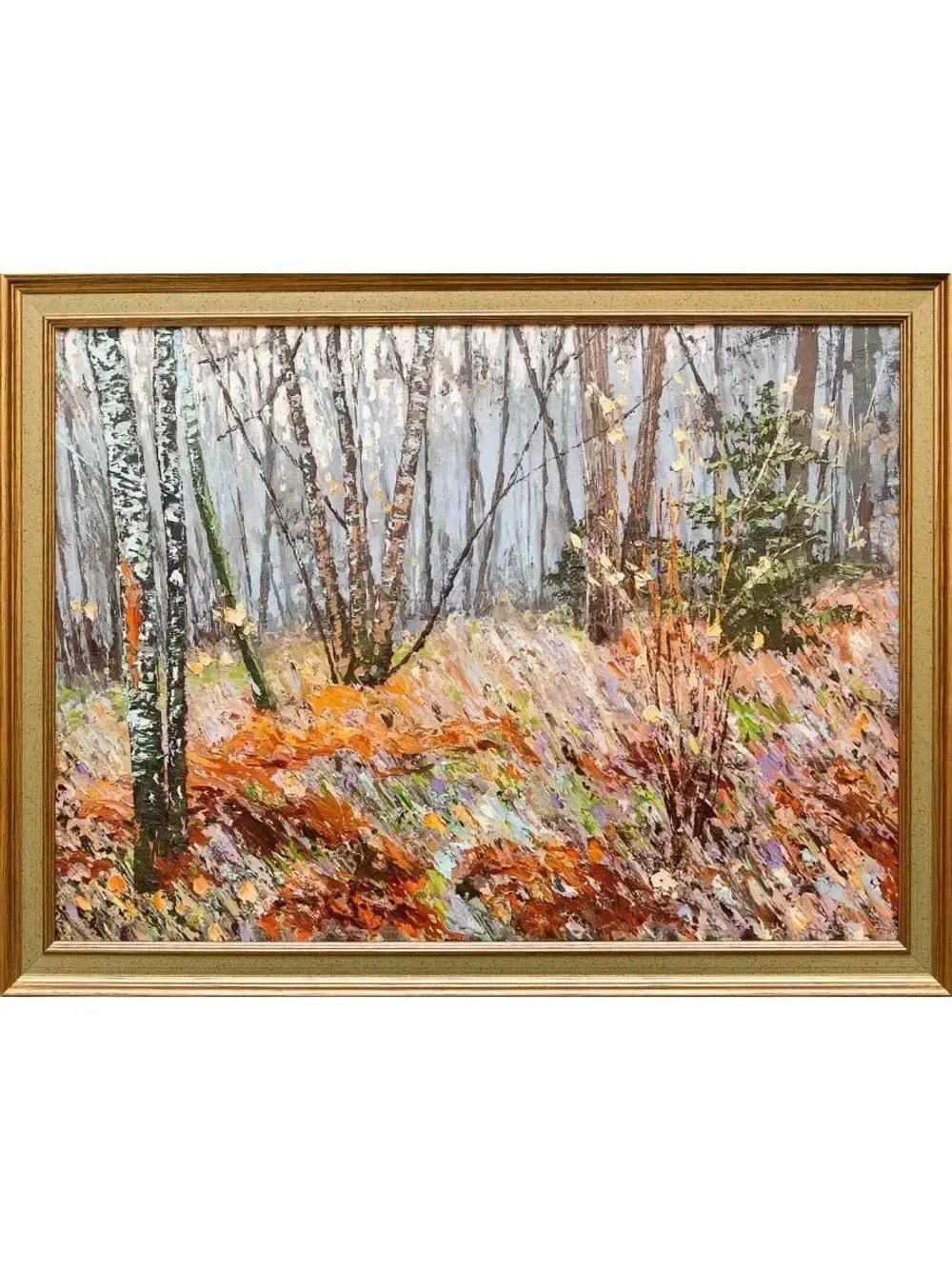 Картина маслом "Ноябрь" Лопушанский