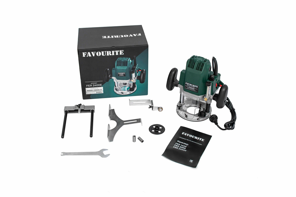 Фрезер FAVOURITE FER 2400E 2400Вт, 10000-23000 об/мин (115102405)