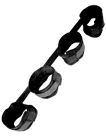 Нейлоновая планка с 4 манжетами Spread the Love Bar (Цвет: черный)