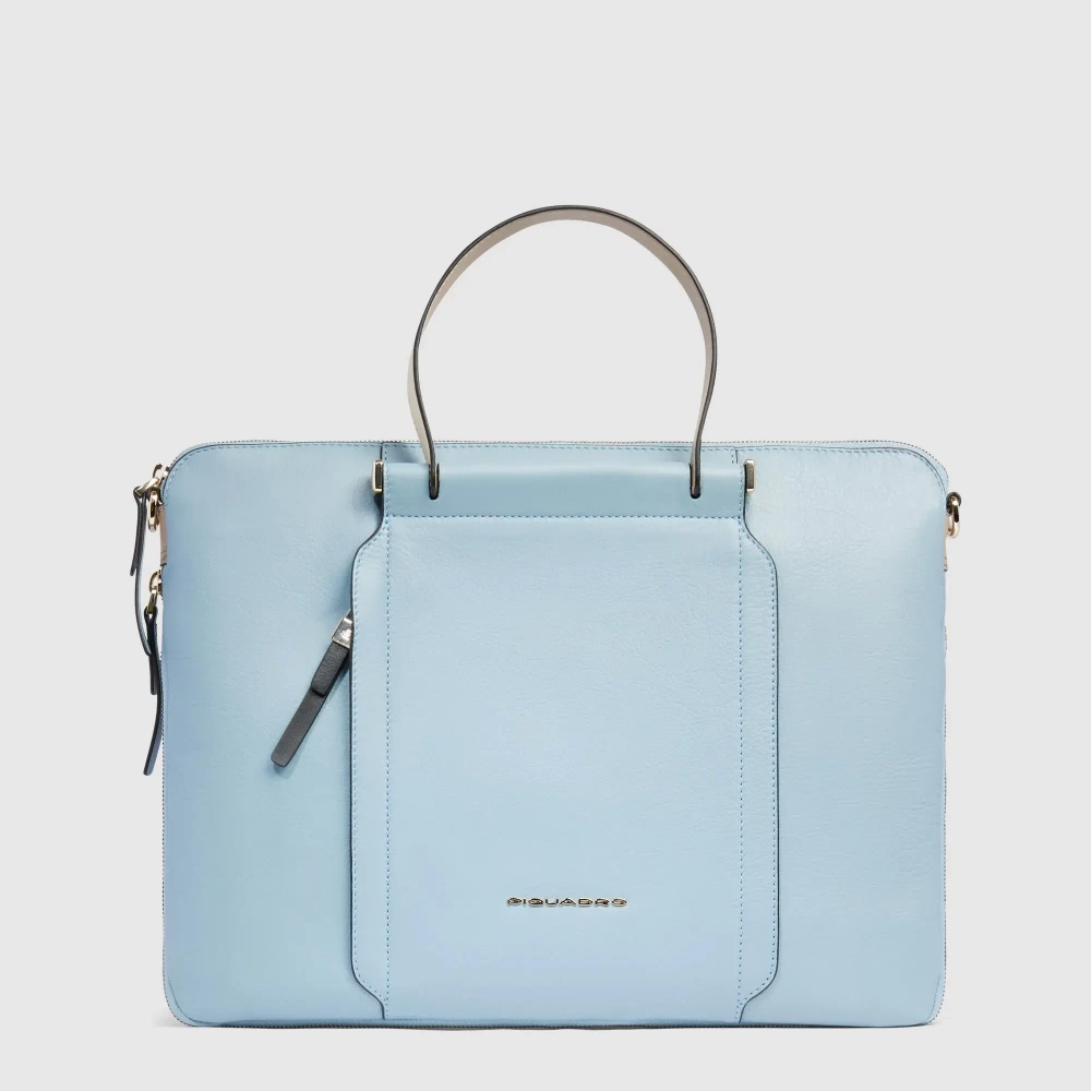 Портфолио для ноутбука Piquadro Circle/ Azzurro-beige