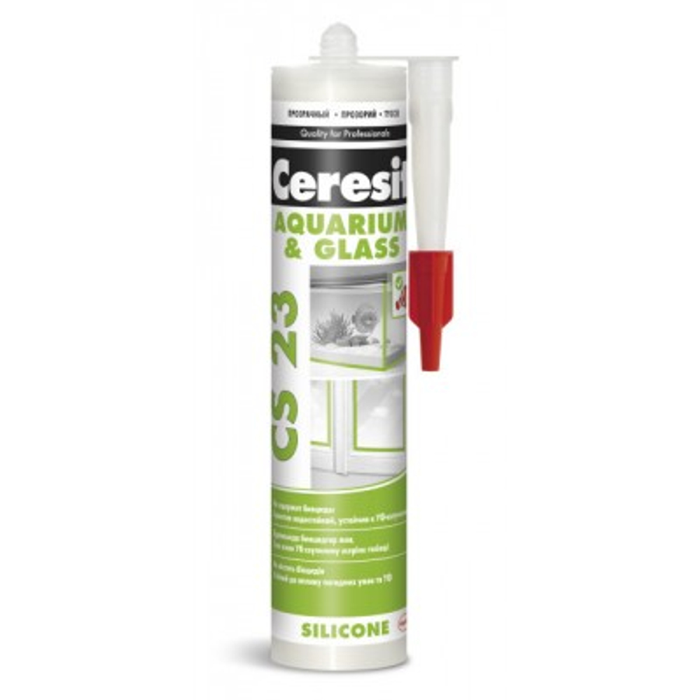 Герметик Ceresit cs23 для аквариумов прозрачный 280мл