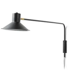 Настенный светильник Plass черный большой