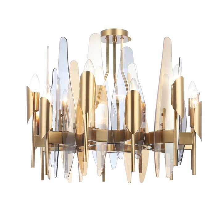 Подвесная люстра Crystal Lux Casa SP-PL12 Brass