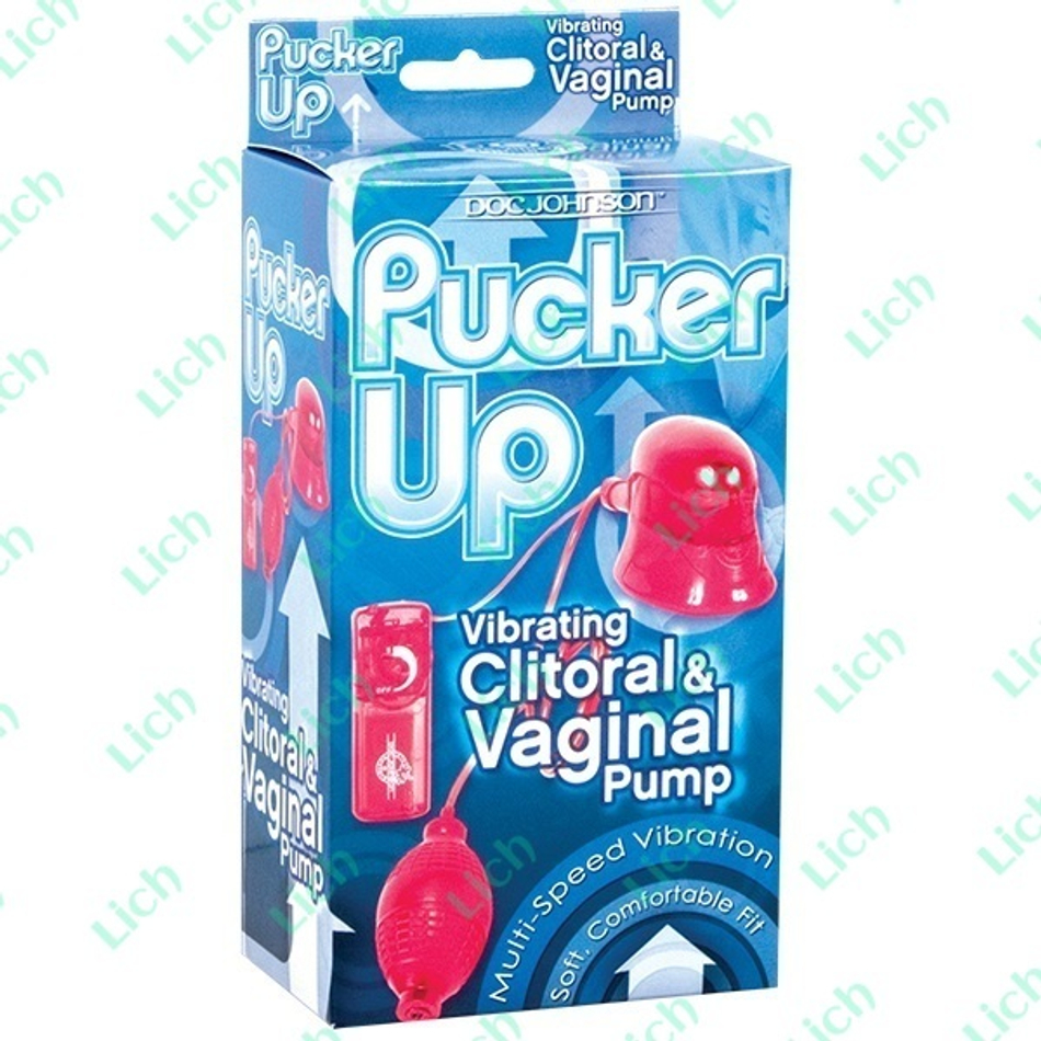 Помпа для клитора с вибрацией PUCKER