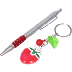Набор подарочный «Клубничка» (ручка и брелок), микс цветов