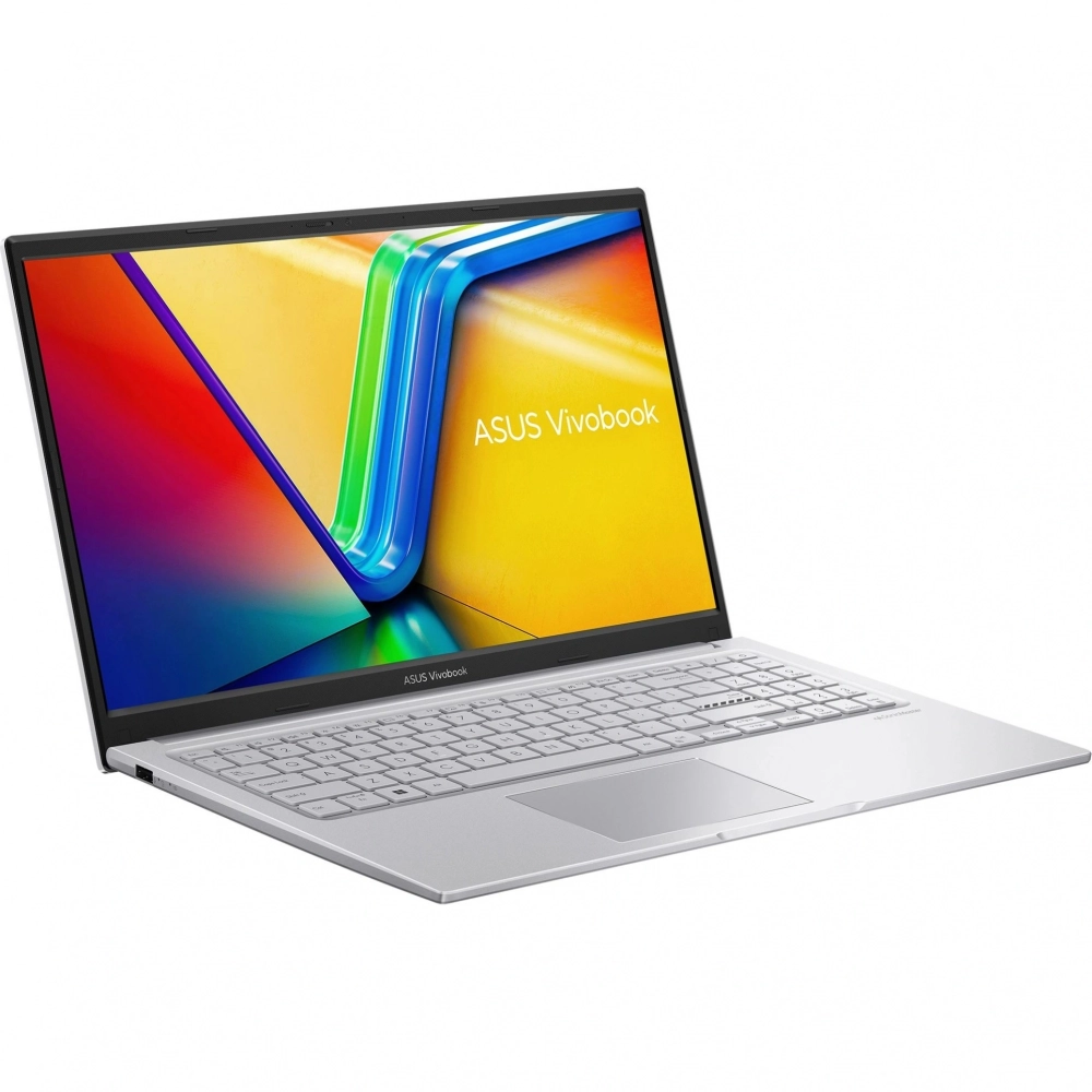 Ноутбук Asus Vivobook 15 X1504VA-BQ4060 Core 3 100U 16Gb SSD512Gb Intel Graphics 15.6" IPS FHD (1920x1080) без ОС silver WiFi BT Cam (90NB13Y2-M03600)