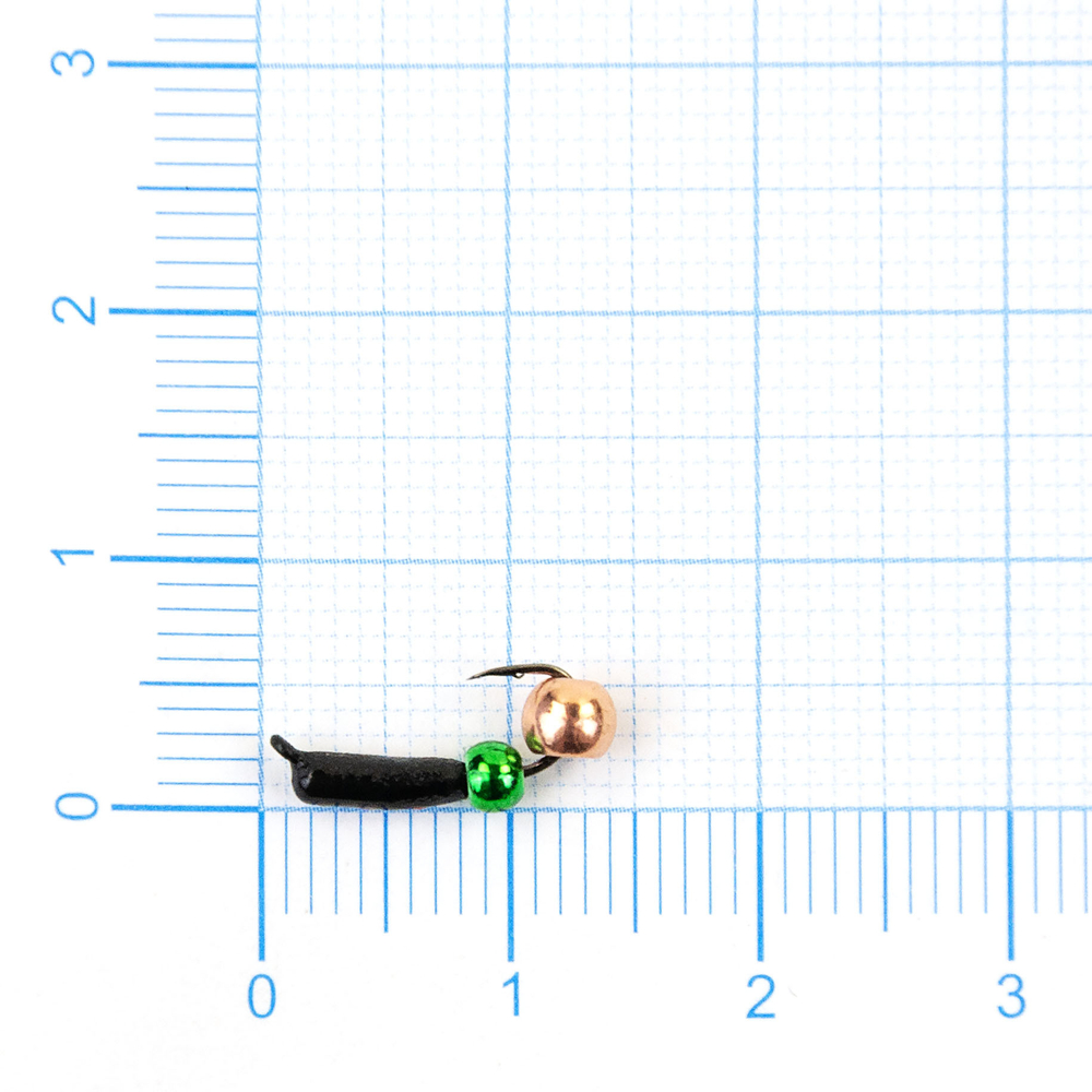Мормышка Владимирская 617 "Гвоздик Тандем", 2мм, 0.6гр (10шт/уп)
