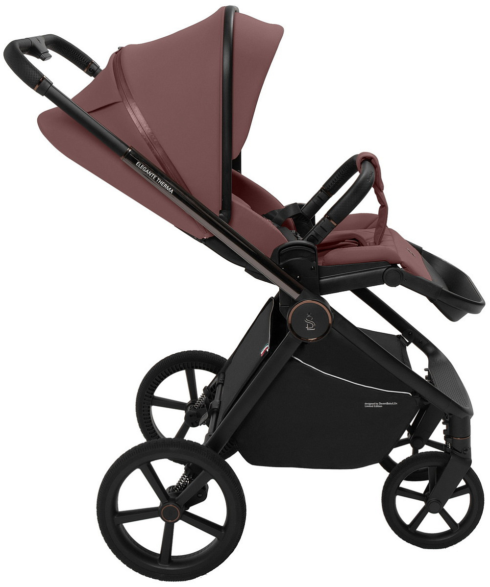 Коляска 3 в 1 Sweet Baby SBL Elegante Therma + автокресло Premier Black Mokka