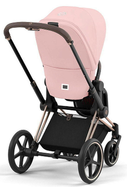 Коляска Cybex Priam IV Rosegold complete и автокресло Cloud G i-Size Lava Grey 3 в 1 Peach Pink