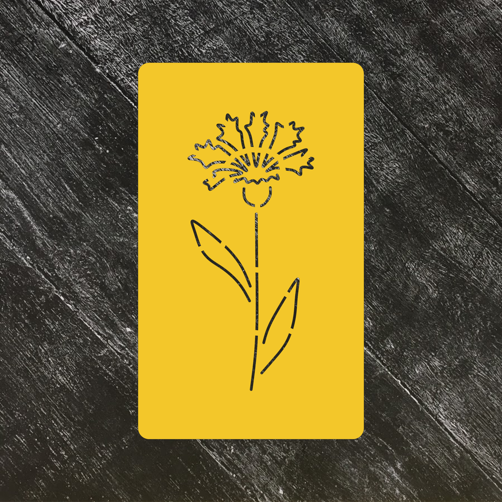 Цветок Василек №1