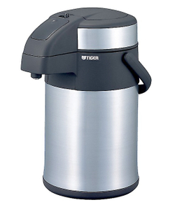 Термос с пневмонасосом Tiger MAA-A402 Stainless, 4 л (стальной).