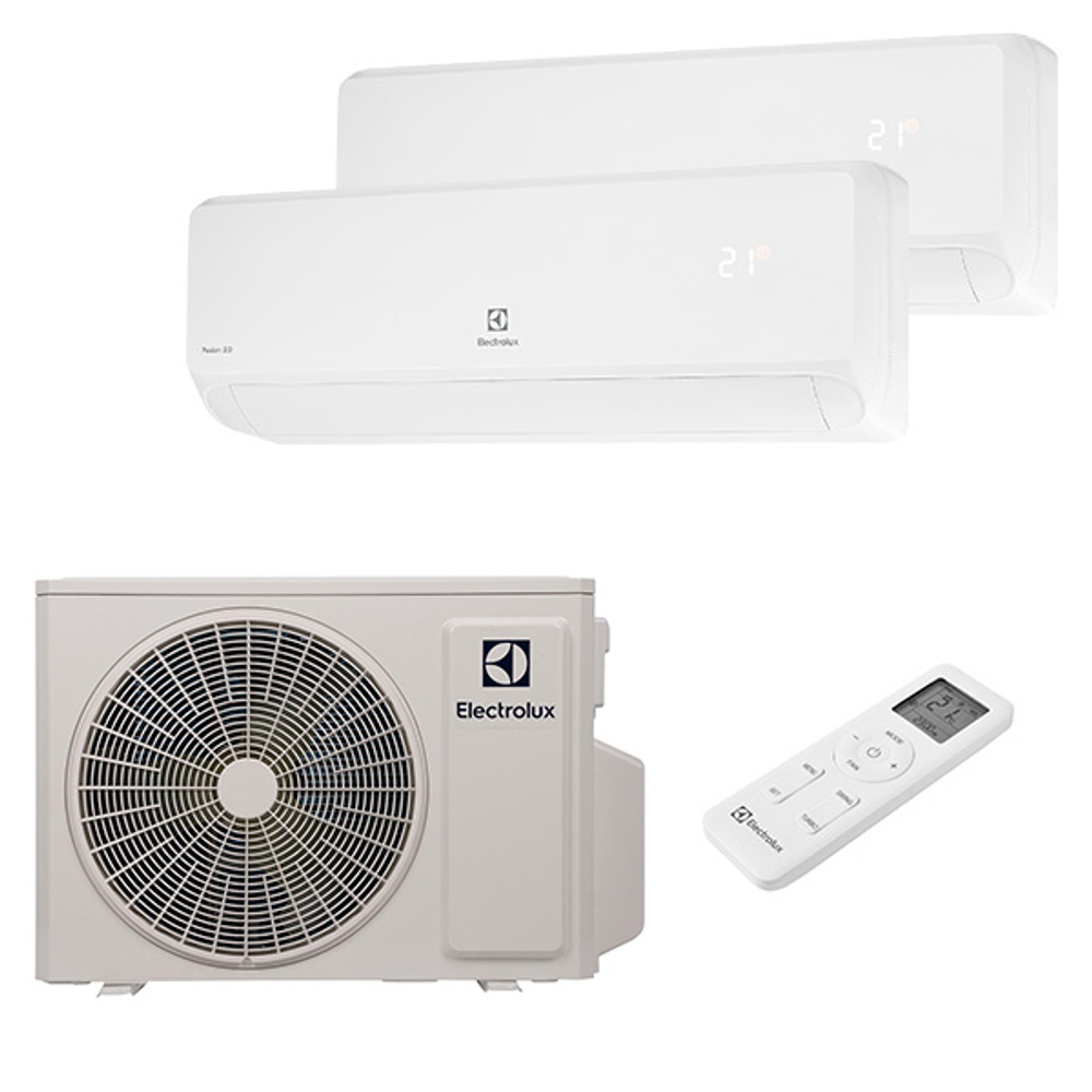 Мультисплит система на 2 комнаты Electrolux EACS/I-09 HMB FMI/N8_ERP/in_WF + EACS/I-12 HMB FMI/N8_ERP/in_WF / EACO/I-18 FMI-2/N8_ERP