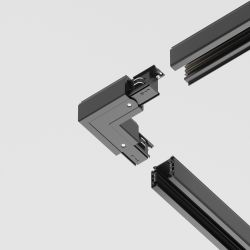 Коннектор угловой для 3-фазного шинопровода Maytoni Trinity Accessorises TRA005CL-31B-R