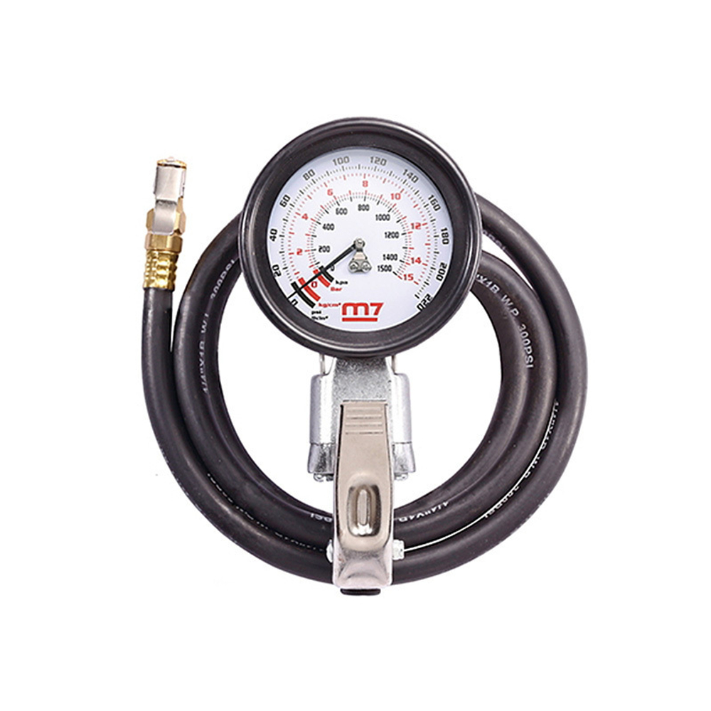 MIGHTY SEVEN (SB-425) Пистолет для подкачки шин с манометром, 15 бар