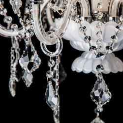 Citilux Финка CL353161 Люстра стеклянная подвесная Белая