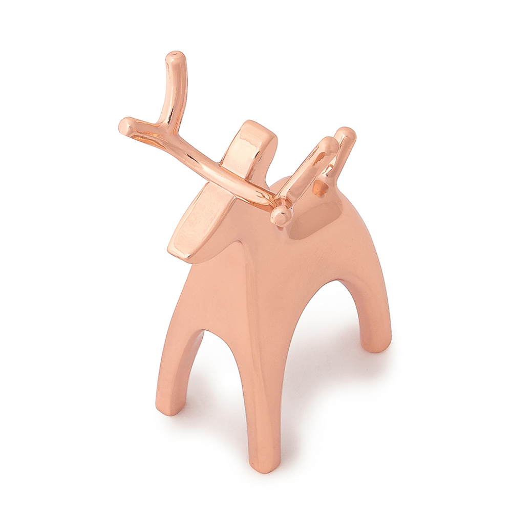 Подставка для колец anigram олень медь