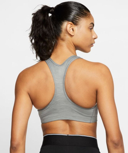 ТОП теннисный Nike Swoosh Bra Non Pad W - smoke grey/heather/black