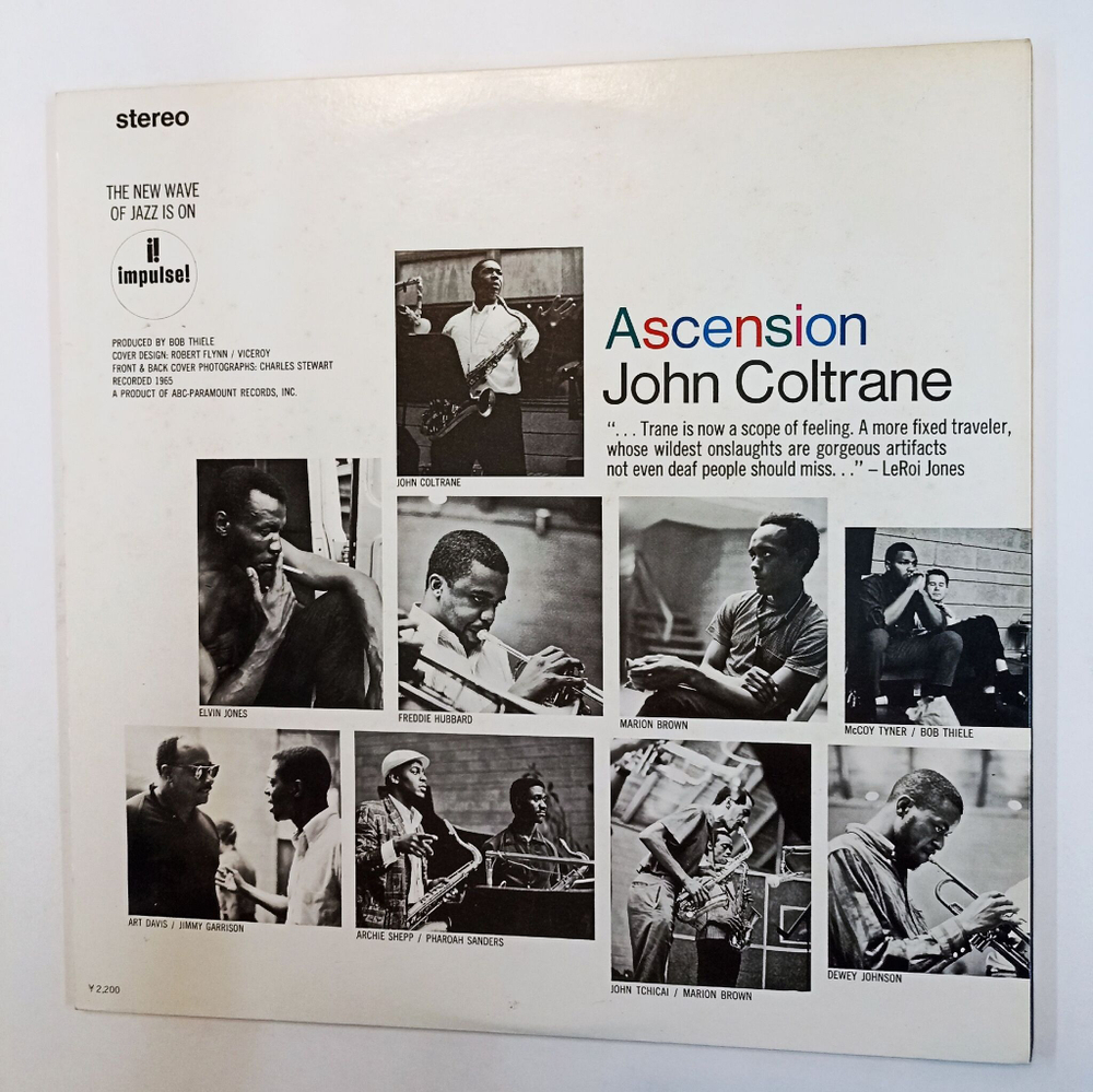 Винтажная виниловая пластинка LP John Coltrane Ascension (Edition II) (Japan 1976)