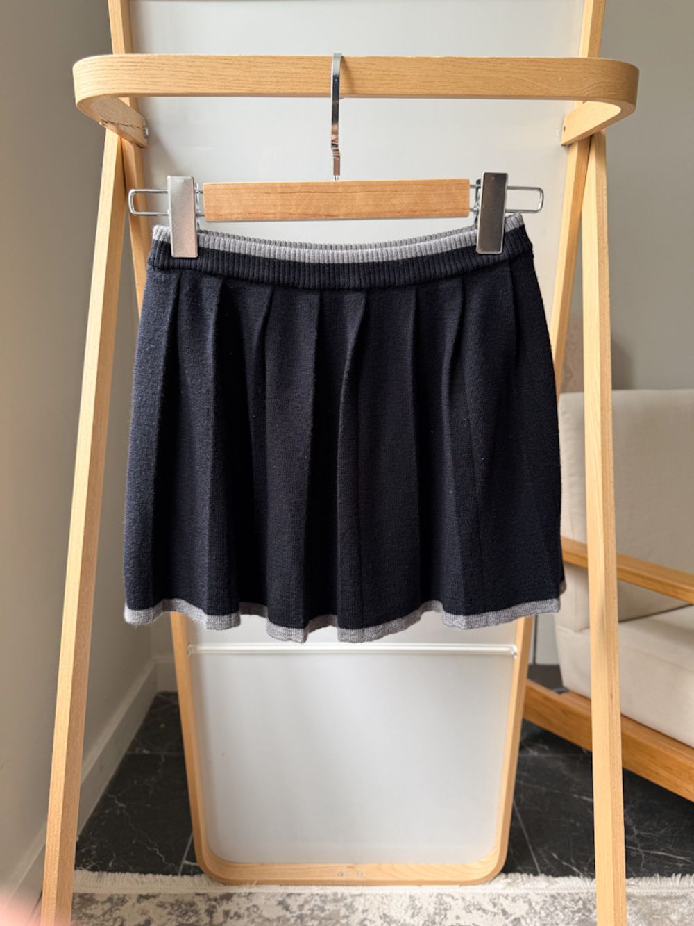 Шерстяная юбка в складку Ella.B, 128