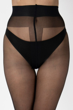 Тонкие матовые колготки Ultimate (Размер: M) (Цвет: черный)