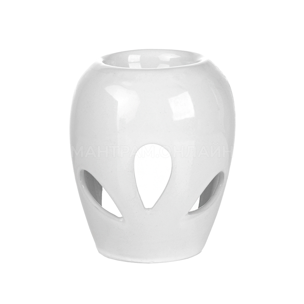 Аромалампа Вазочка цвет белый 10 см