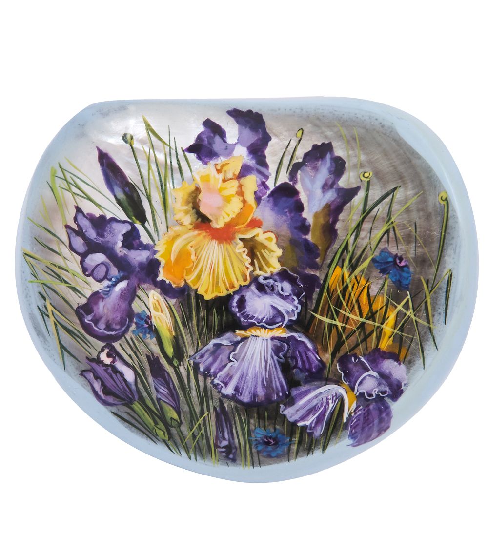 ШК-55/258 Шкатулка «Ирисы» исп. Маркова