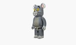 Bearbrick Tom and Jerry: "Tom Flocky 1000%"