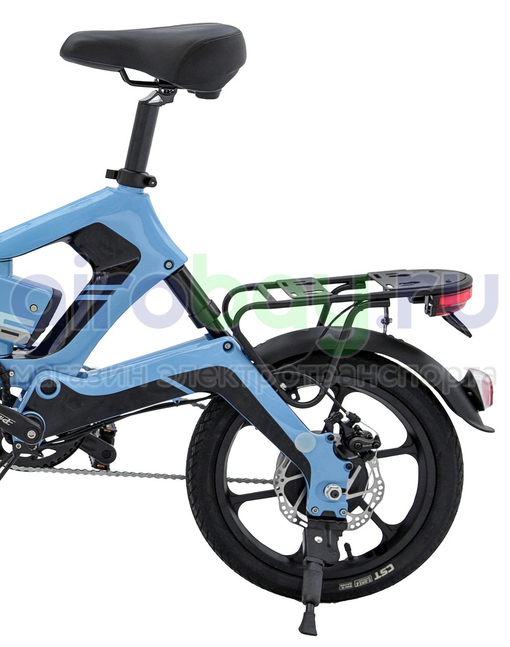 Электровелосипед Yokamura Combo 16 (48V/11Ah) - Miami Blue фото  9 фото №11