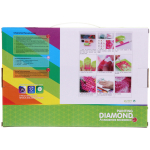 Алмазная мозаика на подрамнике с полным заполнением «МИР ЯРКИХ КРАСОК», аниме маска, 20*30см