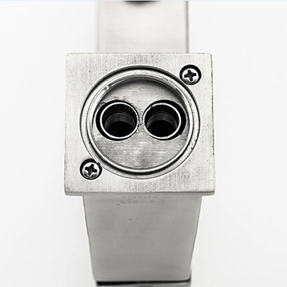 Смеситель для раковины, Frap, корот изл, с картриджем, нерж, F10804