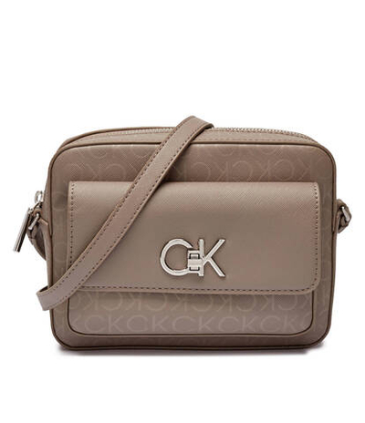 Сумка-мессенджер RE-LOCK CAMERA Calvin Klein - бежевый(K60K612676)
