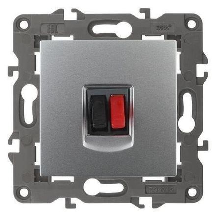 Розетка аудио 14-3111-03 Elegance алюм. ЭРА Б0034322