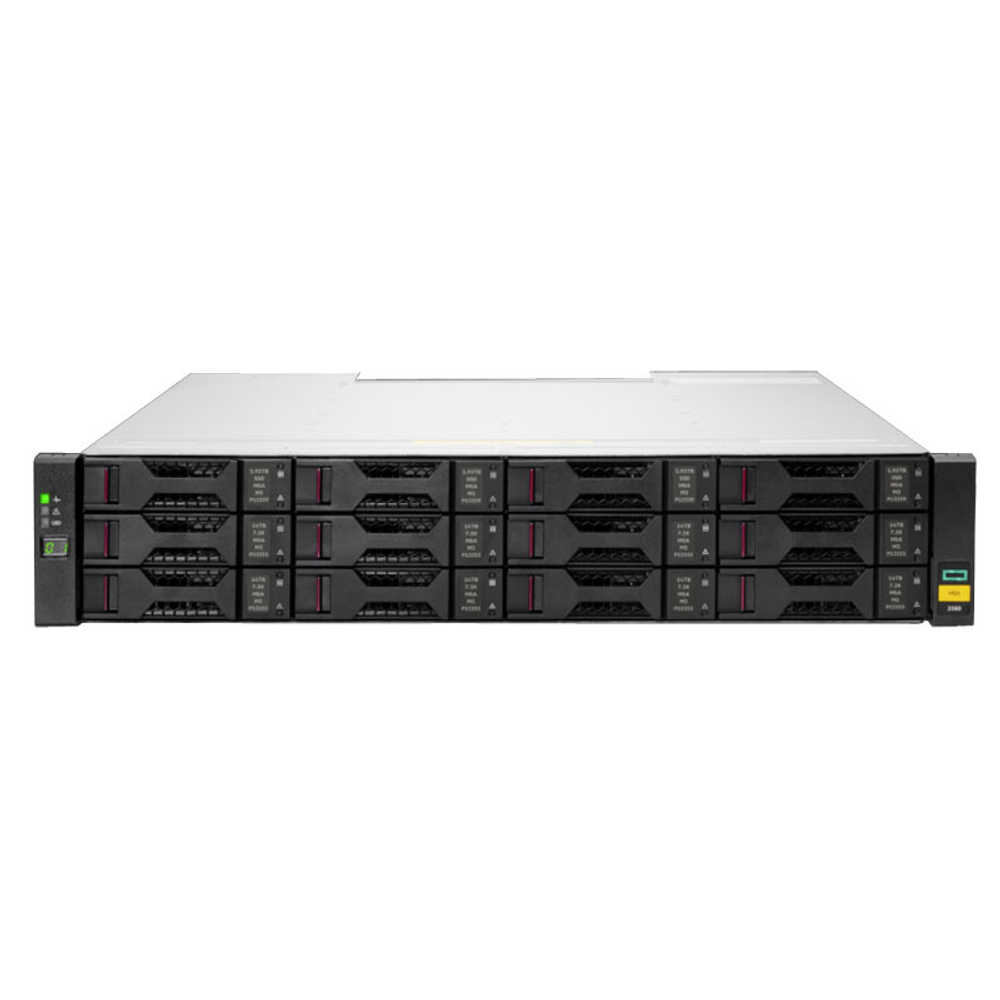 Система хранения HP Enterprise MSA 2060 12х3.5" iSCSI 10Gb (SFP+ slot), R0Q75A