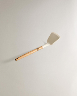 Zara Home кулинарная лопатка из силикона, цвет кремовый