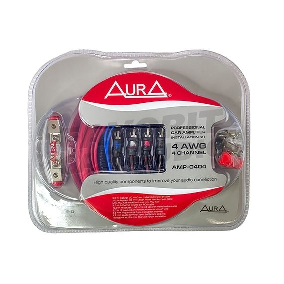 Комплект подкл. AURA AMP-0404 4*4GA