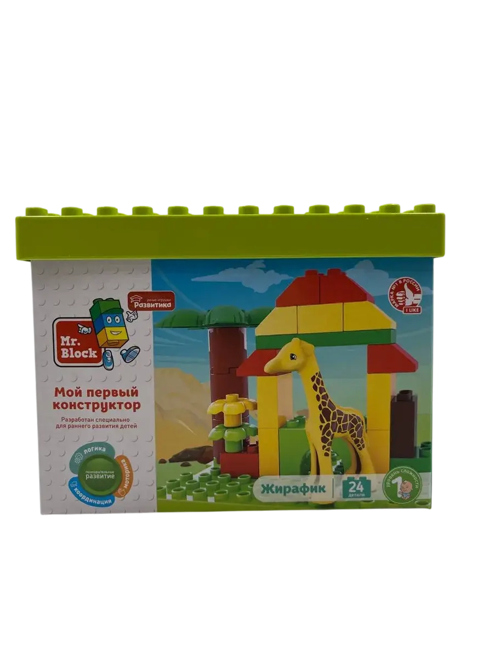 Развивающий Конструктор Mr.Block Жираф
