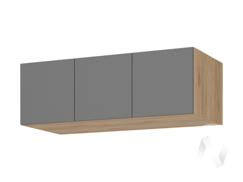 Антресоль 1200 АН-02 Лион (дуб крафт золото/графит серый)