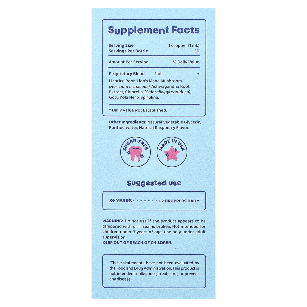 JoySpring, Lingo Leap Herbal, гриб ежовик гребенчатый, 30 мл (1 жидк. унция)