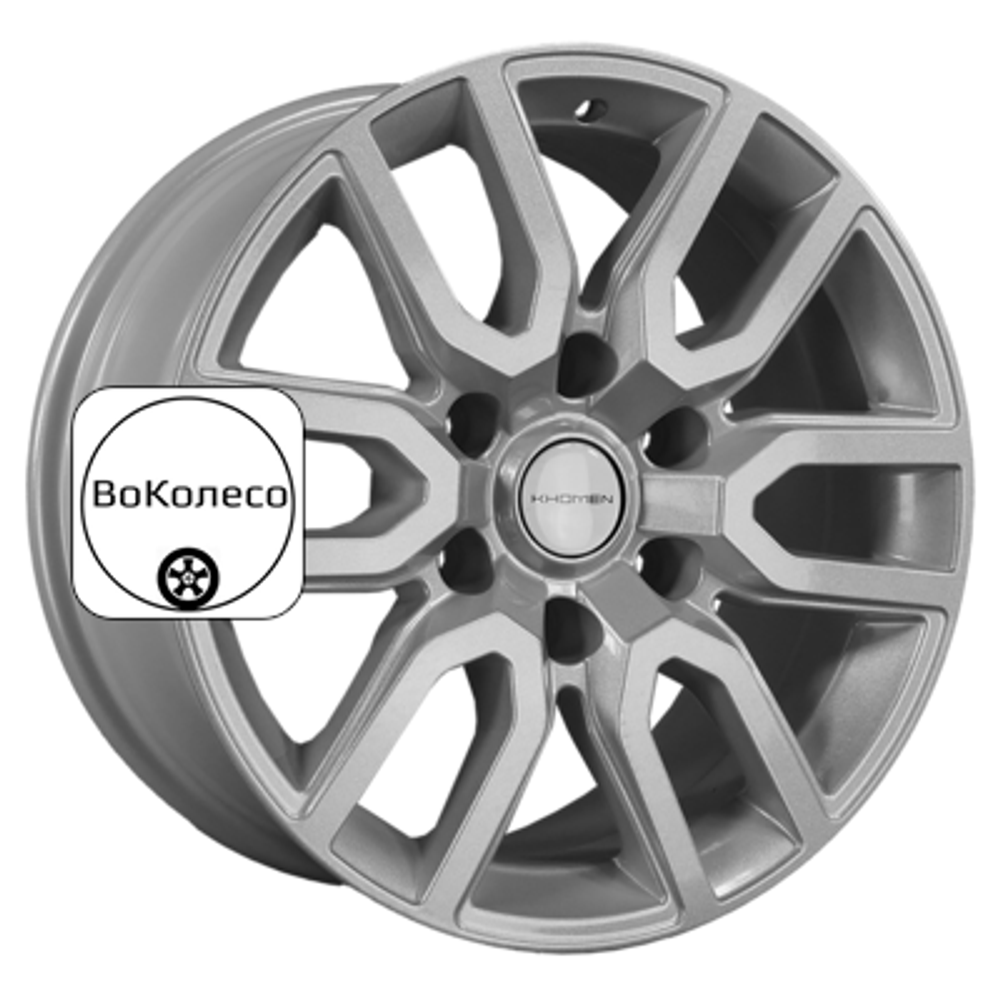 8x17/6x139,7 ET30 D106,1 KHW1723 (JAC T6 Pickup) F-Silver Khomen Wheels