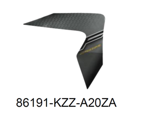 86191-KZZ-A20ZA. STRIPE, R. FR. SHROUD *TYPE2*. original decal on the radiator shroud