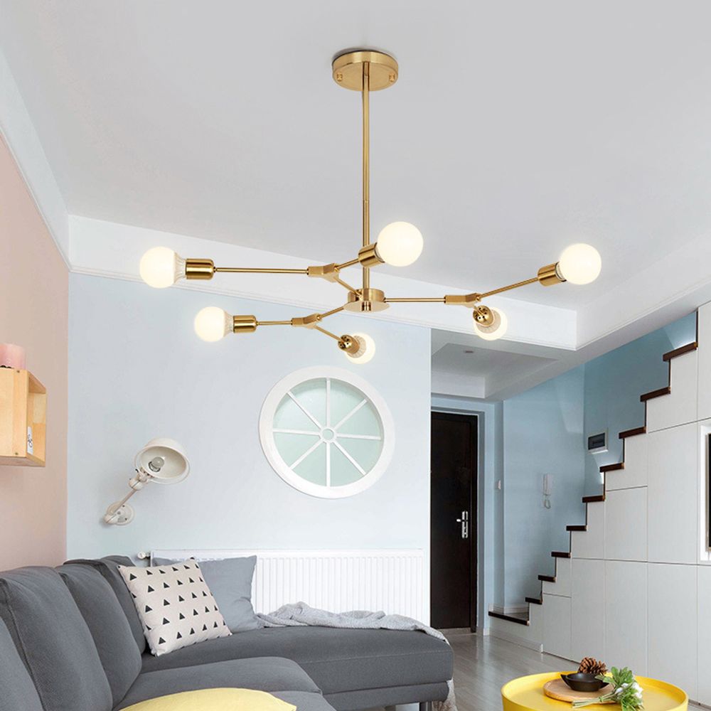 Люстра На Штанге Late D86 Black By Imperiumloft