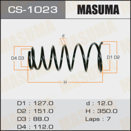 Пружины подвески Masuma CS1023 (48231-1H270)
