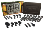SHURE PGADRUMKIT7 набор микрофонов для ударных, включает в себя: PGA52 х 1, PGA56 х 3, PGA57 х 1, PGA81 х 2, держатели, кабели