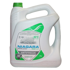 Жидкость охлаждающая "Антифриз" "Ниагара" G11 (зеленый) 10 кг